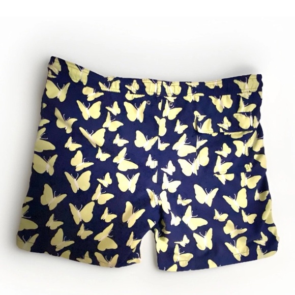 Tom And Teddy Butterfly Swim trunks Men XL drawstring beach vacation pool Line - Picture 2 of 11